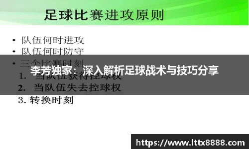 李芳独家：深入解析足球战术与技巧分享